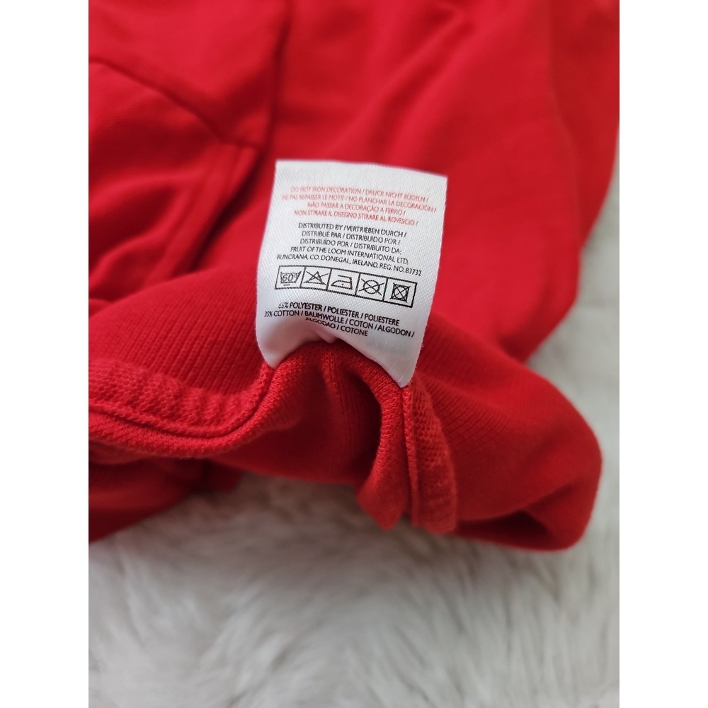Fruit of the Loom Men's S Red Polo Shirt Bulmers Cider The Red Fox Inn Ireland - Picture 7 of 12